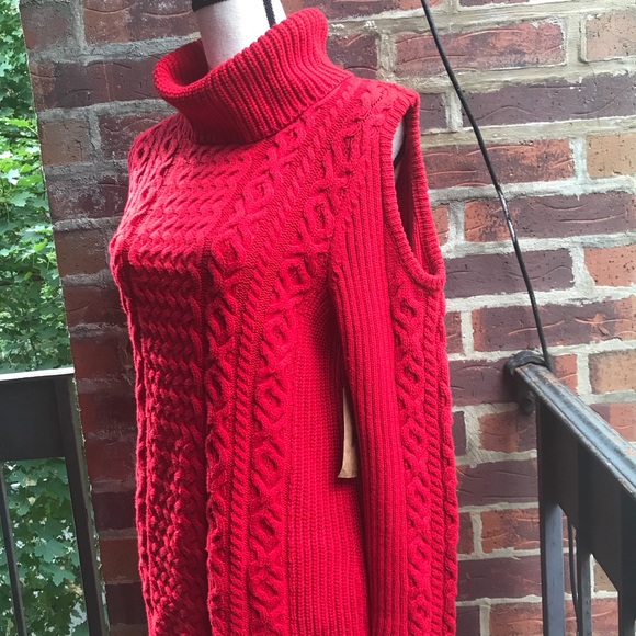 Ruff Hewn Women’s Red Turtleneck Sweater L - Picture 4 of 8
